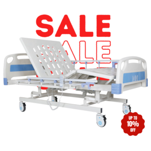 DK-31L 3 Function Electric Hospital Bed with 4- Folding Canvas matress (M3)